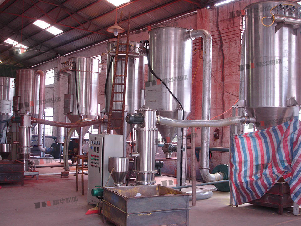 陶瓷顏料氣流粉碎機--三水市某公司