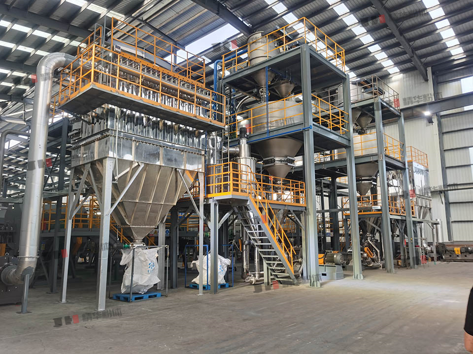 石油焦超微沖擊磨--內蒙古某生產現(xiàn)場